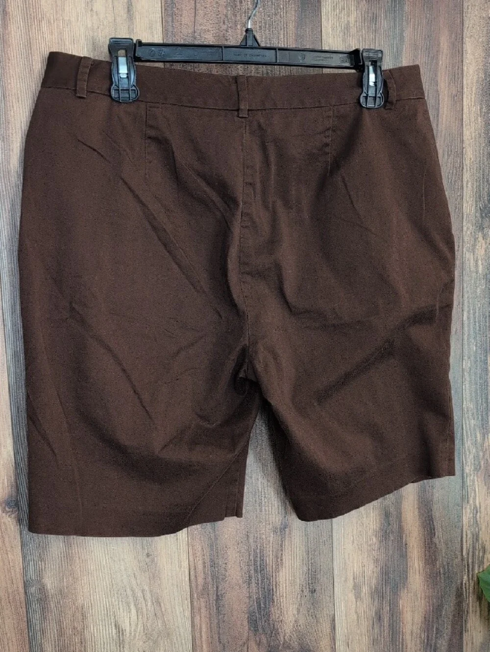 Coldwater Creek Brown Natural Fit Long Shorts 12      541A